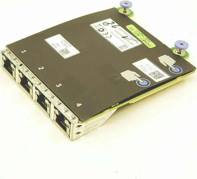 Alt view image 7 of 10 - Dell-IMSourcing FM487 Broadcom 5720 Quad-Port 1 GB Network Daughter Card