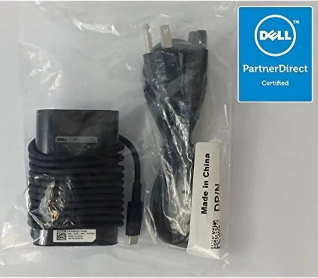 Main image of Genuine Dell 45W 20V 2.25A 0HDCY5 HDCY5 USB-C AC Adapter for Dell Latitude 13 7370.