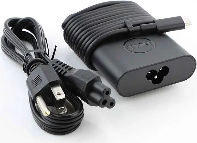 Alt view image 6 of 7 - New Dell Laptop Charger 65W(Watt) AC Power Adapter With Type c(USB-C/USBC) Tip Include Power Cord For XPS 12, 9250 XPS 13 9350 9360 9365 9370 9380, Latitude 7370 7280 7480 5480 7275 5290 7490