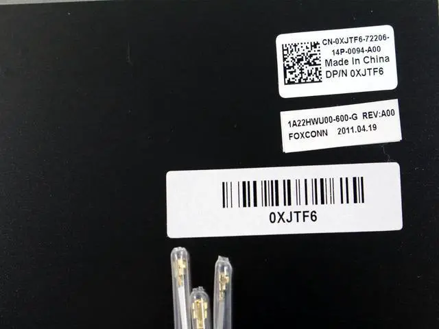 Alt view image 4 of 5 - Dell Precision M4600 15.6" LCD Back Top Cover Assembly w/ Hinges XJTF6 0XJTF6