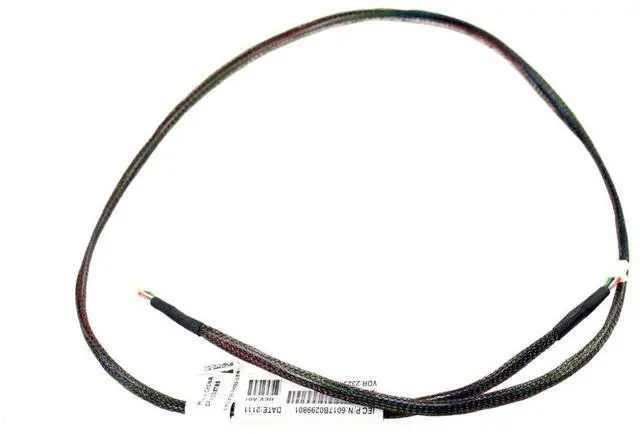 Alt view image 2 of 4 - Dell PowerEdge C6145 Raid Cintroller Battery Backup Cable Black 25" DXT85