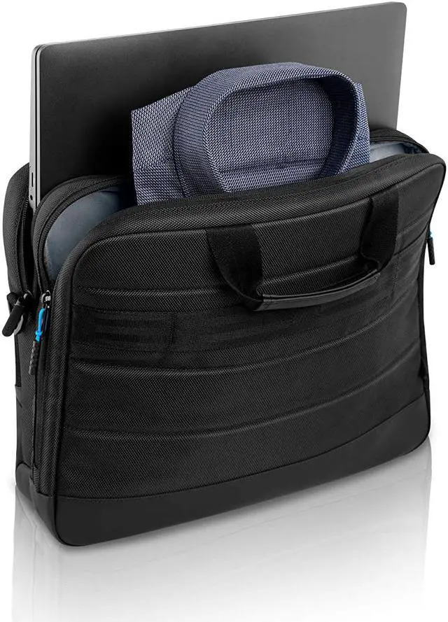 Alt view image 2 of 4 - Dell Pro Briefcase 14 (PO1420C), Made with an Earth-Friendly Solution-Dyeing Process and Shock-Absorbing EVA Foam That Protects Your Laptop from Impact.