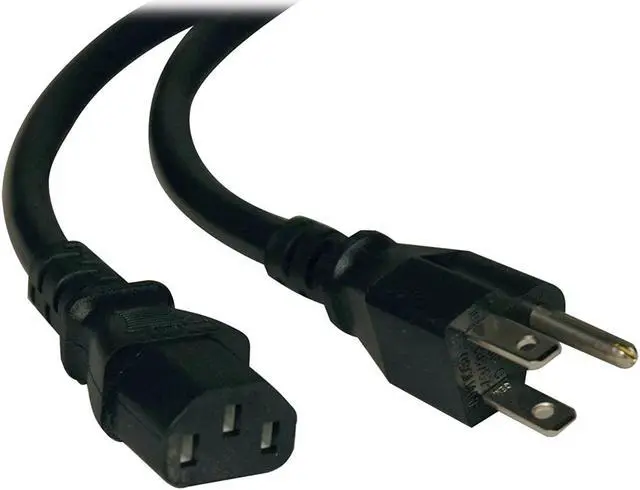 Main image of Tripp Lite Heavy Duty Computer Power Cord, 15A, 14AWG (NEMA 5-15P to IEC-320-C13), 10-ft. (P007-010)