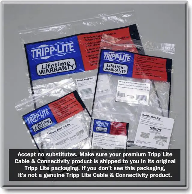 Alt view image 2 of 3 - Tripp Lite Heavy Duty Computer Power Cord, 15A, 14AWG (NEMA 5-15P to IEC-320-C13), 10-ft. (P007-010)