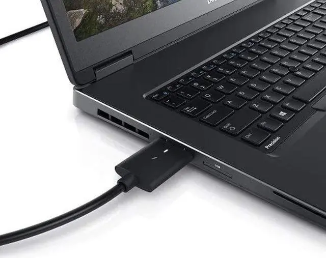 Alt view image 5 of 7 - Dell Precision Dual USB-C Thunderbolt Dock TB18DC Docking Station, with 240 Watt Power Adapter