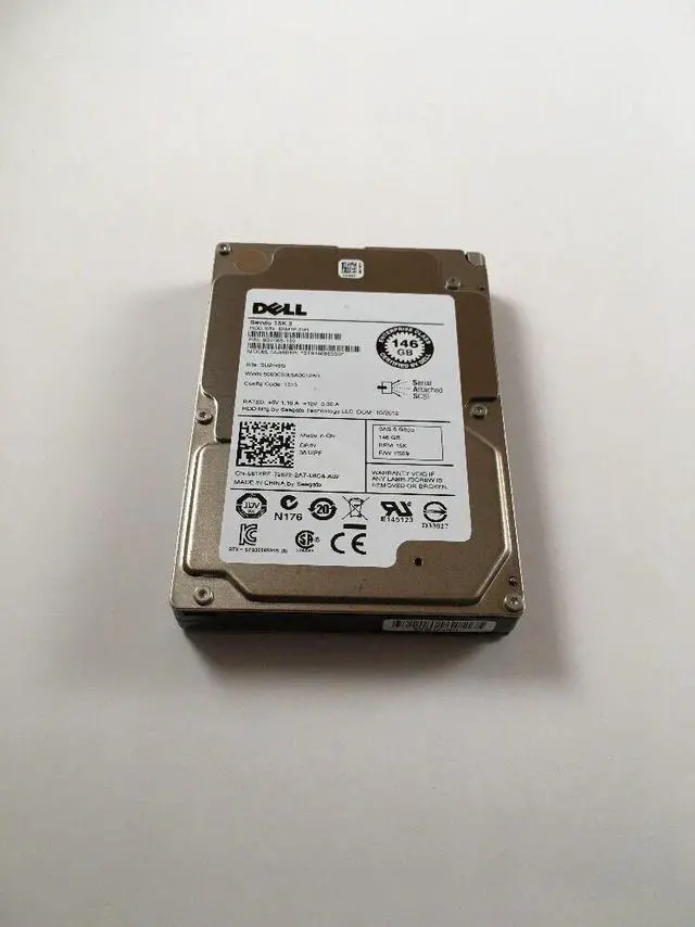 Alt view image 12 of 18 - Dell 61XPF 146GB 15000 RPM SAS 6Gb/s 2.5" Internal Notebook Hard Drive