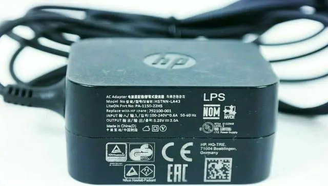 Alt view image 2 of 4 - Genuine HP AC Adapter for Pavilion X2 Detachable Tablet 10-k Micro USB No Plug