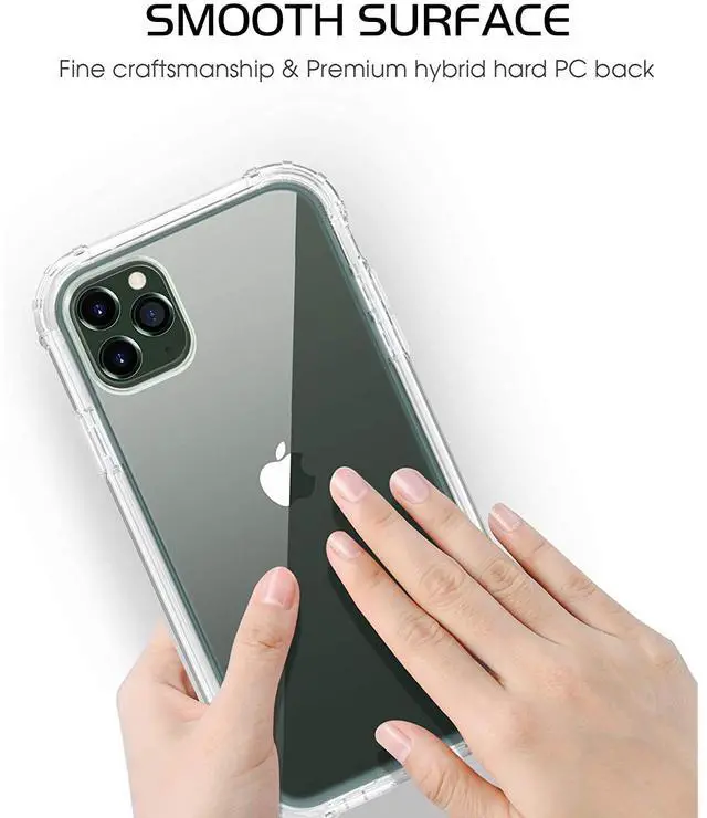 Alt view image 6 of 7 - BENTOBEN iPhone 11 Pro Case, iPhone 11 Pro Phone Case, Clear Transparent Phone Cases Cover for iPhone 11 Pro 5.8 inch 2019, Crystal Clear