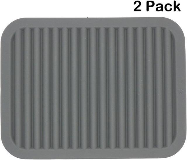 Rectangle Heat Resistant Mat Silicone Non-slip Kitchen Trivet Pot Pan  Holder Pad