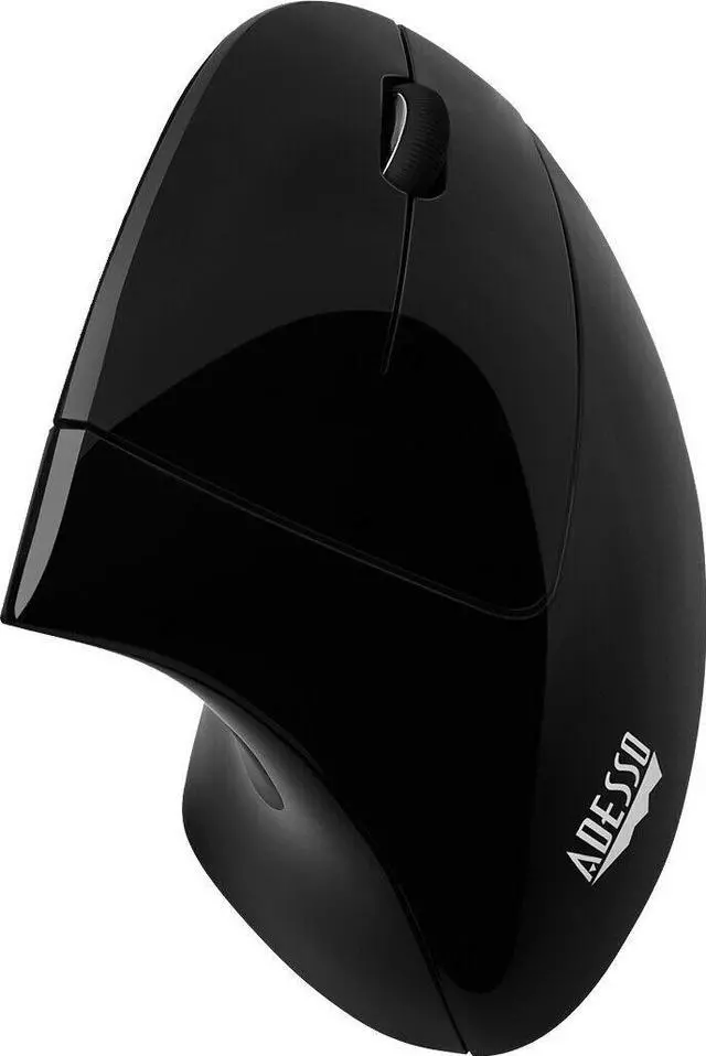 Alt view image 3 of 6 - Adesso iMouse E10 - 2.4 GHz RF Wireless Vertical Ergonomic Mouse (imousee10)