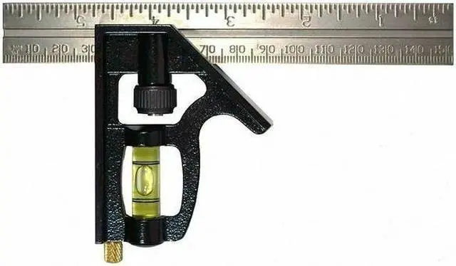 Alt view image 3 of 6 - JOHNSON 406EM Combination Square,6 In,Zinc