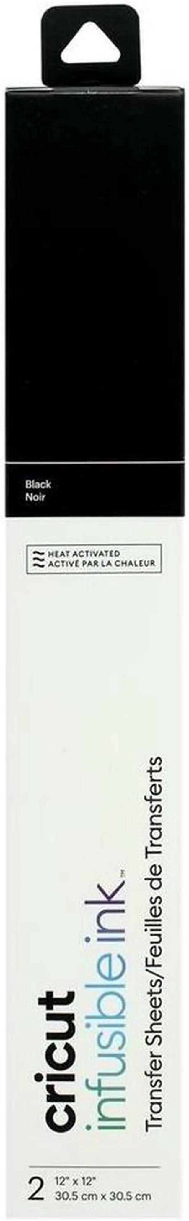 Alt view image 8 of 8 - Cricut Infusible Ink Heat Transfer - 12" x 12" - 2 Sheet - Black 2006784