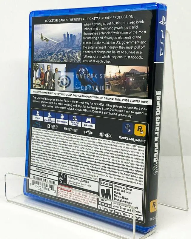 Alt view image 4 of 4 - Grand Theft Auto V GTA 5 Premium Edition - PS4 - Factory Sealed