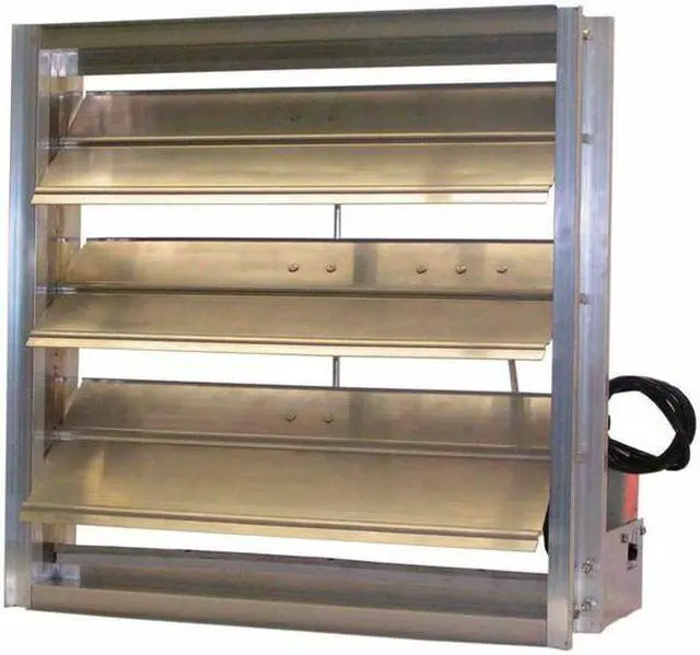 Alt view image 2 of 3 - VC Damper, 100-240 V, 36 In Sq, Aluminum
