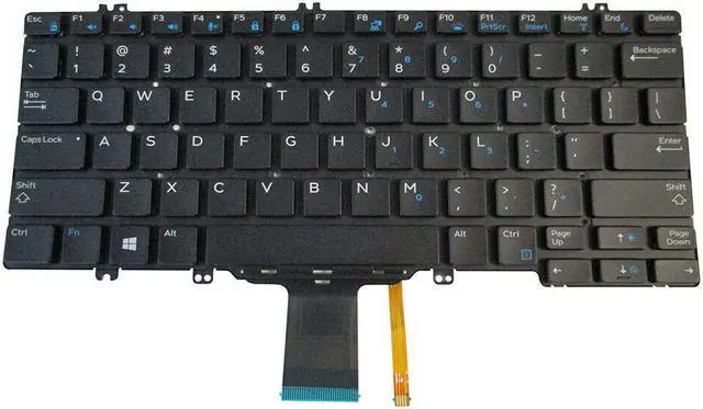 Alt view image 4 of 11 - New Dell OEM Latitude 5289 7280 5280 7380 Laptop Keyboard  Backlight 0NPN8