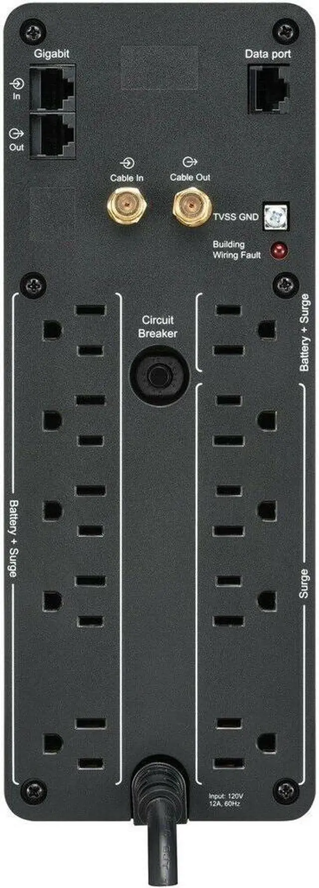 Alt view image 2 of 7 - APC BY SCHNEIDER ELECTRIC BR1000MS BACK UPS PRO BR 1000VA SINEWAVE 10 OUTLETS 2