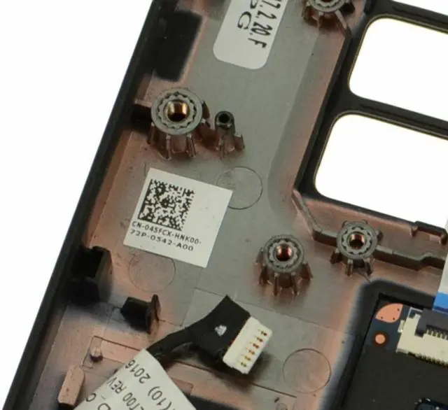 Alt view image 8 of 10 - Dell OEM Latitude 7280 7380 Assembly Smart Card Reader  Touchpad Palmrest 45FCX