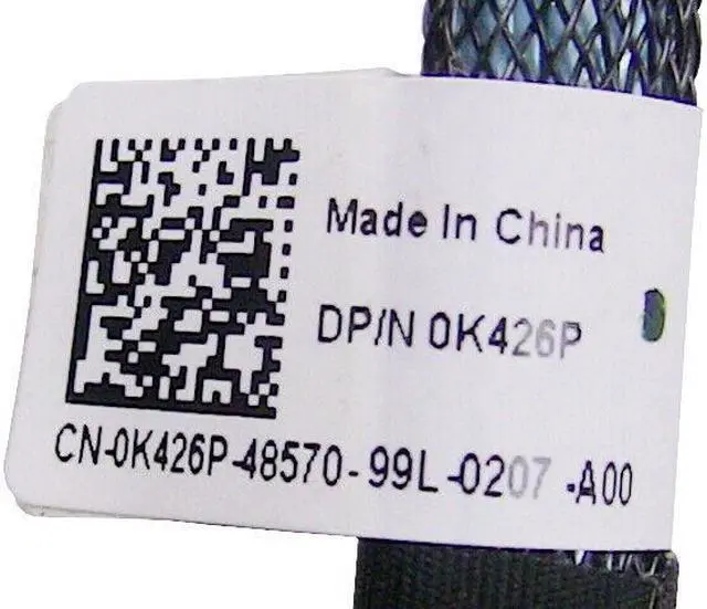 Alt view image 5 of 5 - DELL K426P Controller 1 Internal Sas Cable For Poweredge R510 Server