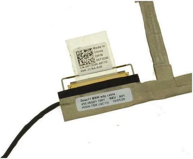 Alt view image 9 of 13 - Dell OEM Inspiron 3168 3169 11.6" Touchscreen LCD Video Ribbon Cable 0T3DW