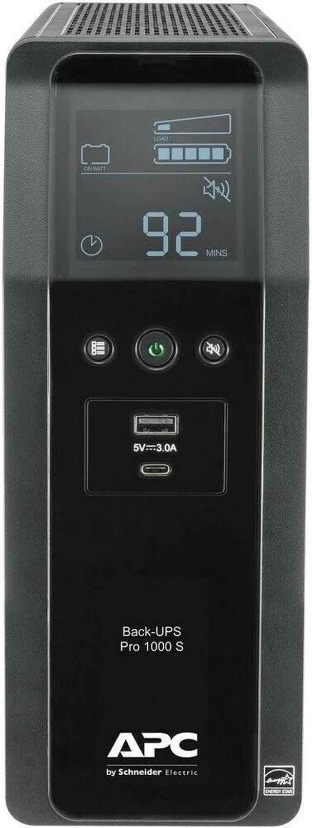 Alt view image 4 of 7 - APC BY SCHNEIDER ELECTRIC BR1000MS BACK UPS PRO BR 1000VA SINEWAVE 10 OUTLETS 2