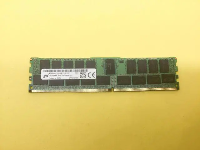 Alt view image 2 of 4 - MTA36ASF4G72PZ-2G3B1 Micron 32GB (1x32GB) 2RX4 PC4-2400T DDR4 Server Memory