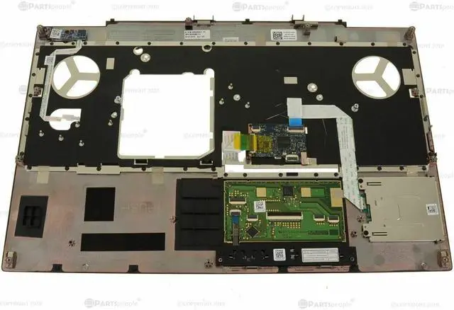 Alt view image 7 of 14 - New Dell OEM Precision 7540 Touchpad Palmrest Assembly  Smart Card Reader RGCRD