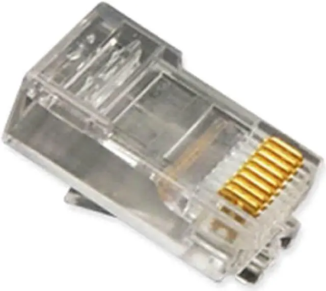 Main image of Icc PLUG, 8P8C, OVAL ENTRY, SOLID, 100PK ICMP8P8SRD