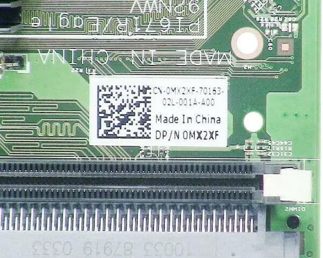 Alt view image 6 of 6 - Dell OEM Optiplex FX160 USFF Desktop Motherboard System Mainboard MX2XF