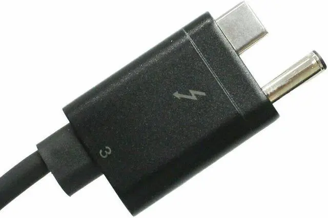 Alt view image 4 of 4 - New For HP Thunderbolt 3 Cable:Custom End (AC+USB Type-C to USB Type-C) US Gha0