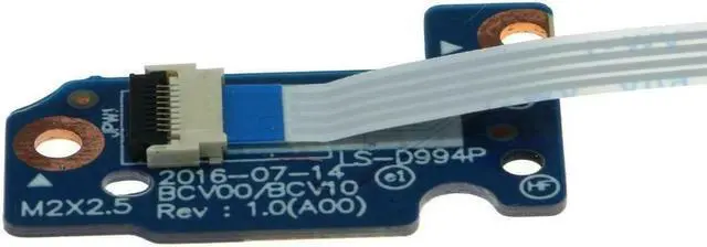 Alt view image 6 of 14 - Dell OEM Inspiron 7566 7567 Power Button Board  Cable WDRC4