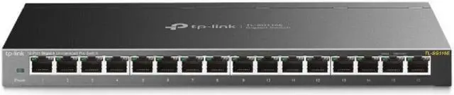 Alt view image 3 of 5 - TP-Link TL-SG116E Network 16-Port Gigabit Desktop Switch 4-Port 56W Pro