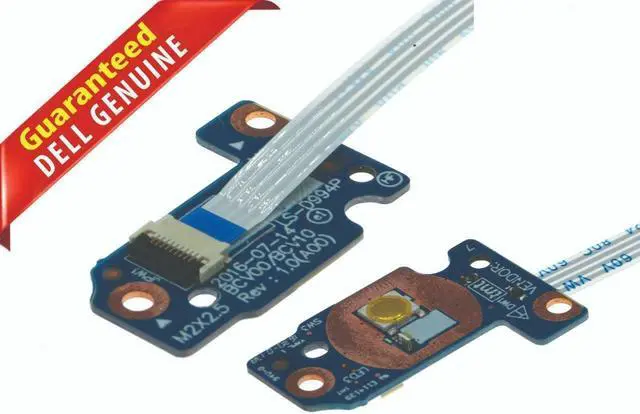 Alt view image 2 of 14 - Dell OEM Inspiron 7566 7567 Power Button Board  Cable WDRC4