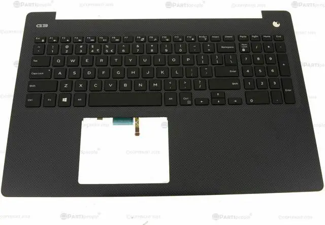 Alt view image 6 of 10 - New US INTL Dell OEM G Series G3 3579 Palmrest Keyboard Assembly NTP 1DD49