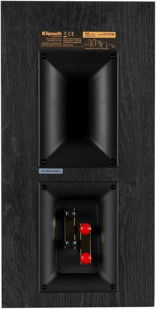 Alt view image 6 of 7 - Klipsch RP-600M Reference Premiere Bookshelf Speakers - Pair (Ebony)