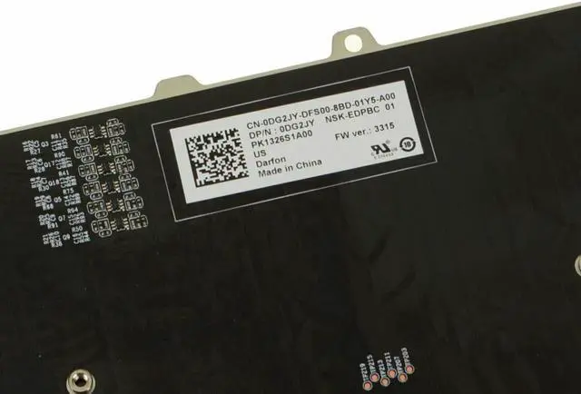 Alt view image 5 of 9 - New OEM Alienware 15 R4 RGB Backlit Laptop Keyboard Assembly RGB DG2JY