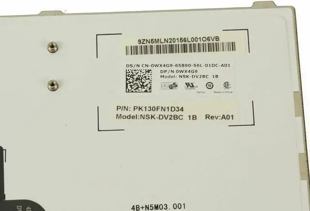 Alt view image 6 of 9 - New Brazilian Dell OEM Latitude E6440 Laptop Keyboard  Backlight WX4G9