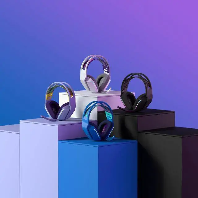 Alt view image 6 of 6 - Logitech - G733 LIGHTSPEED Wireless DTS Headphone:X v2.0 Over-the-Ear Gaming ...