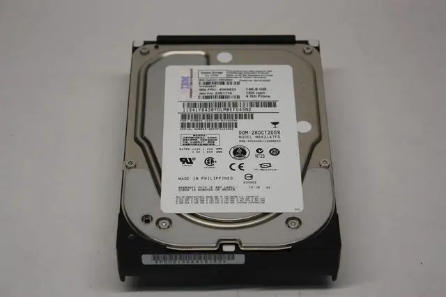 Alt view image 2 of 5 - 10-PACK IBM 41Y8438 40K6823 23R1776 40K6820 146.8GB 15K RPM 4 GB FIBRE 3.5' HDD