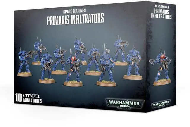 Alt view image 2 of 2 - Games Workshop Warhammer 40k Space Marines Primaris Infiltators 48-97