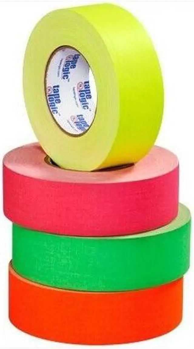 Alt view image 2 of 2 - Tape Logic T9874FOR3PK 2 in. x 50 Yards Fluorescent Orange Tape Logic 11 mil Gaffers Tape, Pack of 3 - 3 Per Case