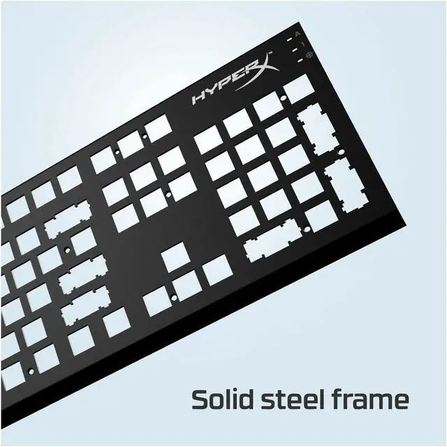 Alt view image 12 of 20 - HyperX Alloy Elite 2 Mechanical Gaming Keyboard, Software-Controlled Light & Macro Customization, ABS Pudding Keycaps, Media Controls, RGB LED Backlit - Linear Switch, HyperX Red