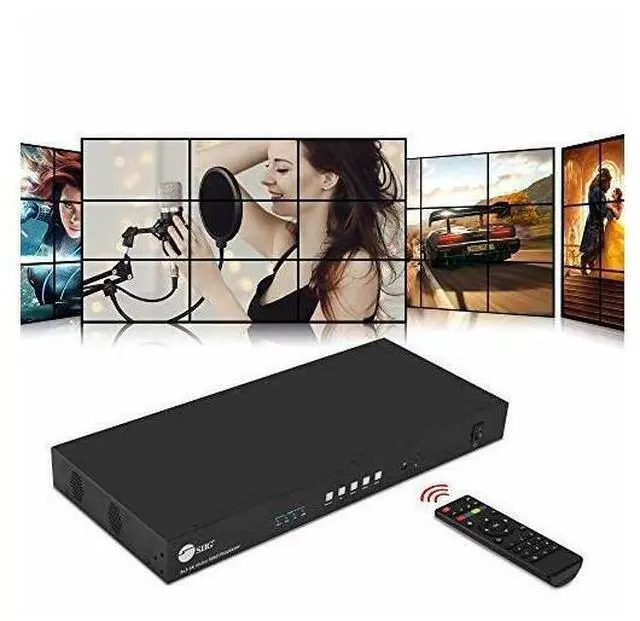 Alt view image 2 of 2 - SIIG AC CEH26F11S1 3x3 4K Video Wall Processor with USBC DP VGA HDMI Input