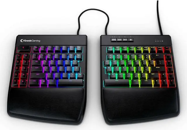 Main image of KINESIS Gaming Freestyle Edge RGB Split Mechanical Keyboard (MX Blue)