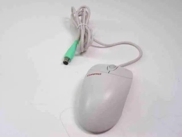 Main image of COMPAQ 334689-006 2-BUTTON SCROLL MOUSE PS/2 WHITE