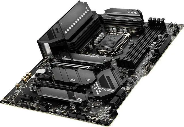 Alt view image 2 of 14 - MSI MAG Z590 TOMAHAWK Wi-Fi 1200 SATA 6Gb/s ATX Motherboard #Z590TAMAWIFI