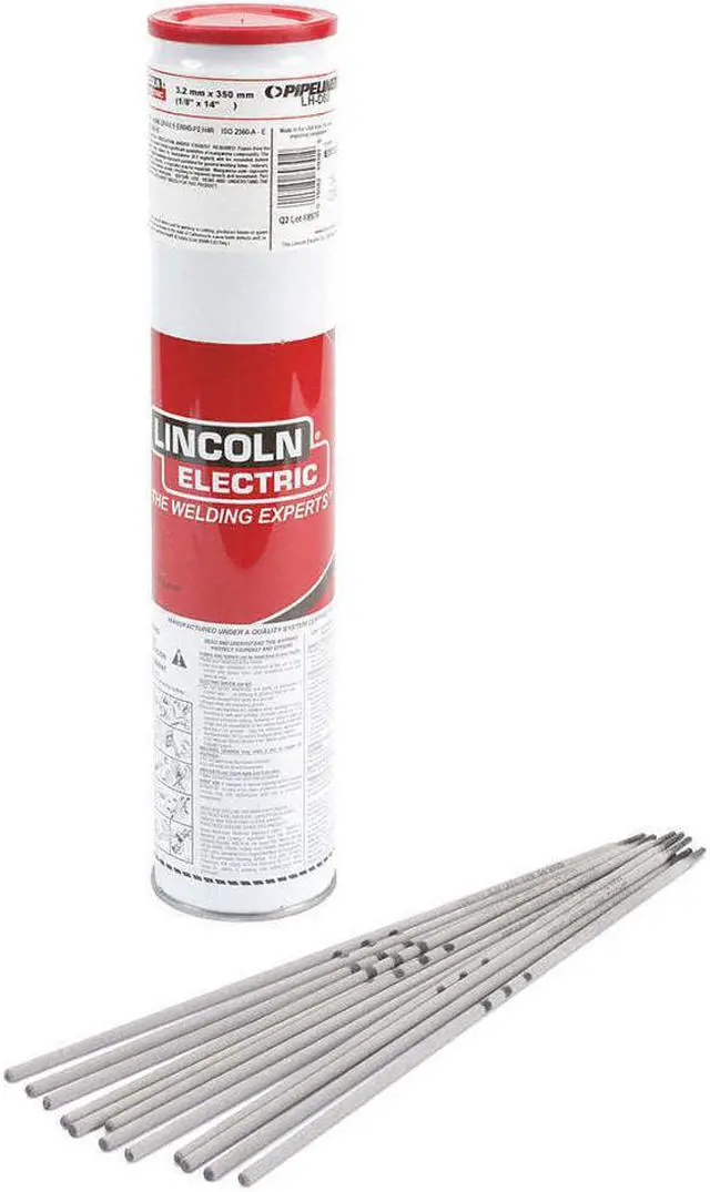 Alt view image 2 of 3 - LINCOLN ELECTRIC ED032565 14" Stick Electrode 1/8" Dia., AWS E6010, 10 lb.