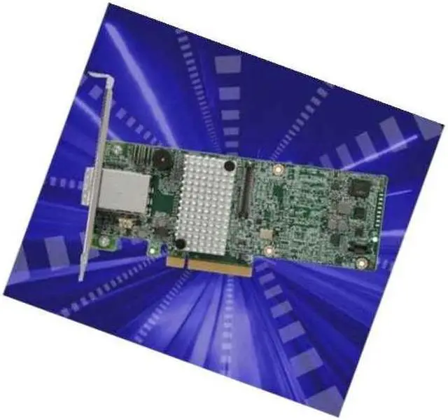 Alt view image 4 of 11 - LSI Logic Controller Card 05-25528-04 MegaRAID 9380-8e Single 8Port SATA/SAS PCI-Express 12Gb/s Low Profile Brown Box