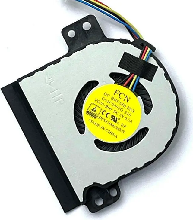 Alt view image 3 of 5 - Cpu cooling fan for Toshiba Satellite C50 R50-B R50-B-10G DFS150005030