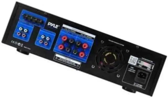 Alt view image 5 of 20 - Digital Home Theater Bluetooth Stereo Receiver, Aux (3.5mm) Input, MP3/USB/SD/AM/FM Radio, (2) Mic Inputs, 300 Watt