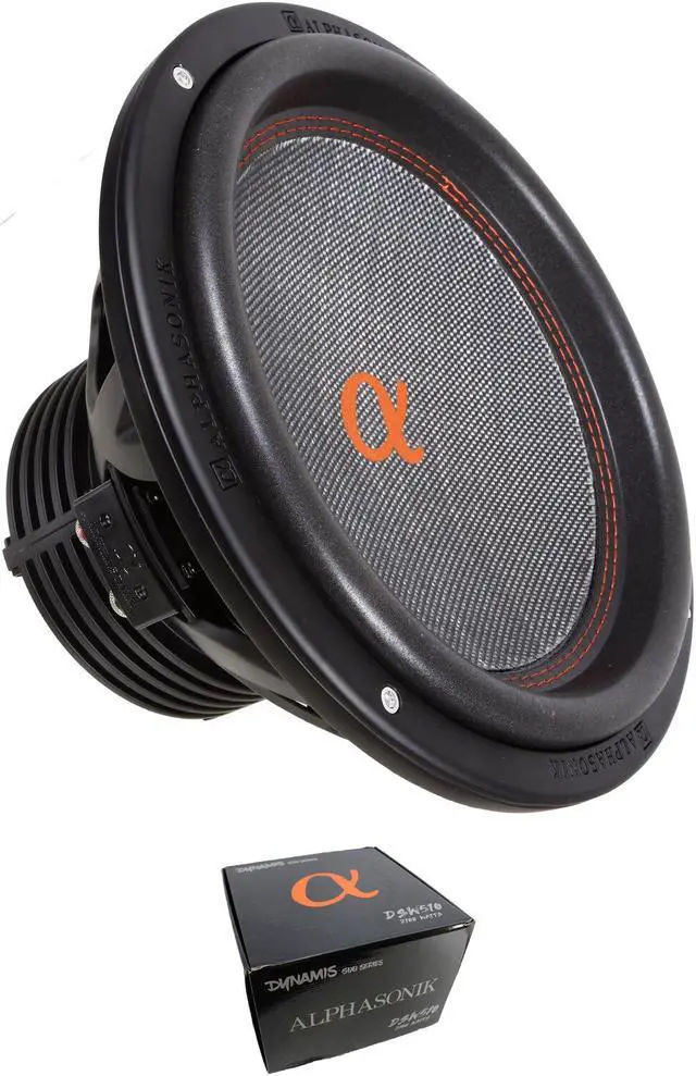 Main image of 10" 2100W Dynamis 500 Series Subwoofer Dual 4 Ohm 2" Voice Coils Dsw510